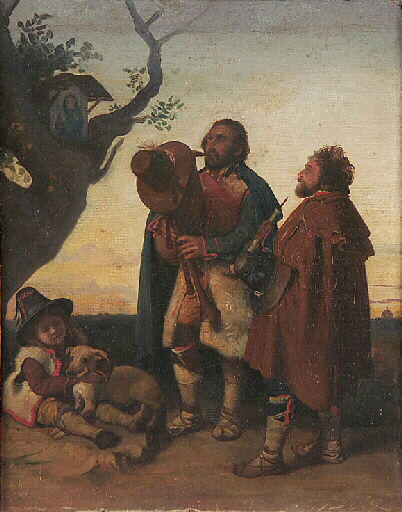 Pifferari ; Paysans dans la campagne de Rome (autre titre)