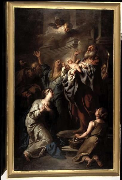 LA PRESENTATION AU TEMPLE ; DIT AUTREFOIS NUNC DIMITIS