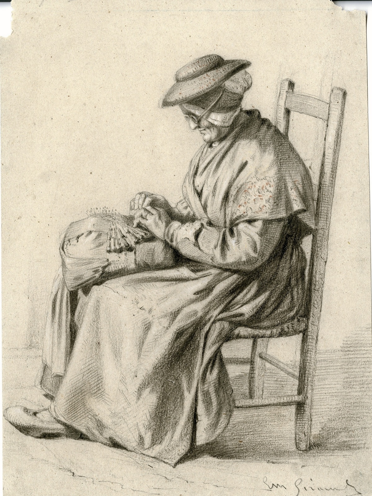 UNE DENTELLIERE D'AIGUILHE