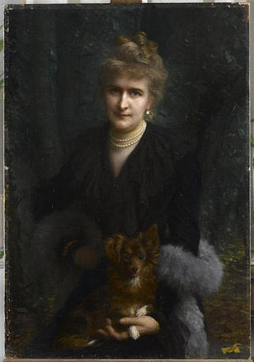 PORTRAIT DE GABRIELLE D'UCKERMANN, MME ERNEST HEBERT
