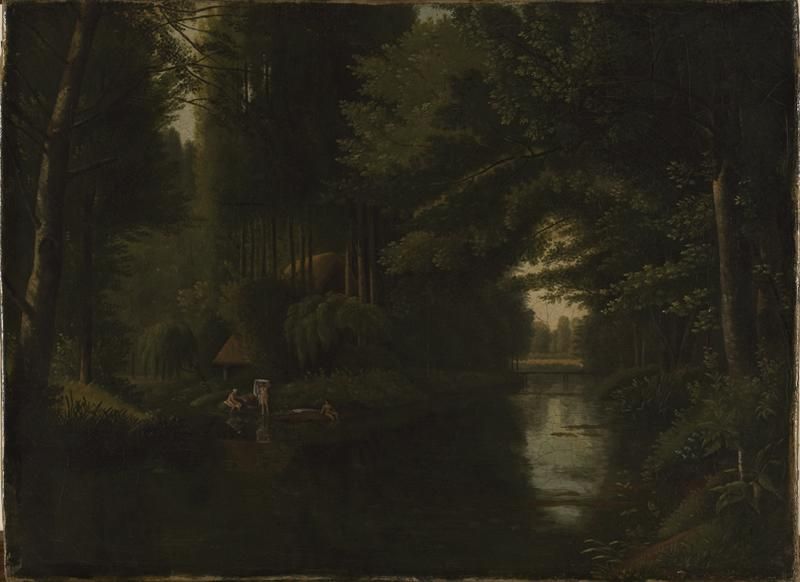 COURS D'EAU SOUS UN BOIS