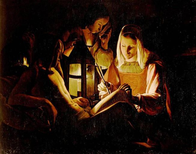 SAINT SEBASTIEN SOIGNE PAR IRENE A LA LANTERNE