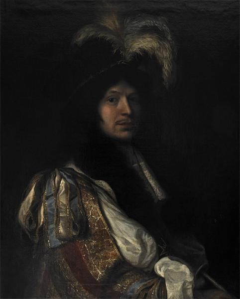 PORTRAIT D'HOMME EN COSTUME DE L'ORDRE DU SAINT-ESPRIT ; DIT AUSSI PORTRAIT D'HOMME EN CHAPEAU A PLUME