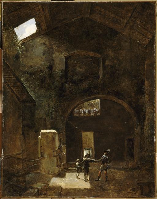 Henri IV égaré entre dans une forge et reçoit à boire du forgeron