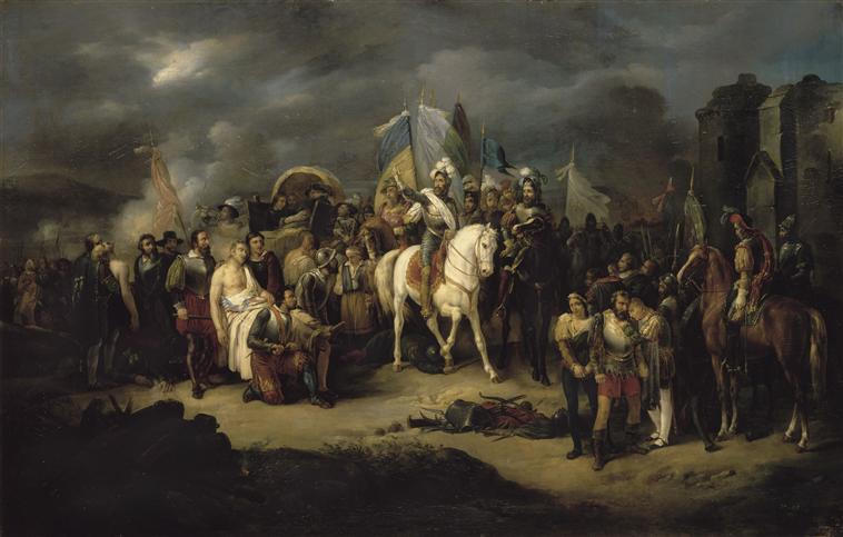 Henri IV après la bataille de Coutras