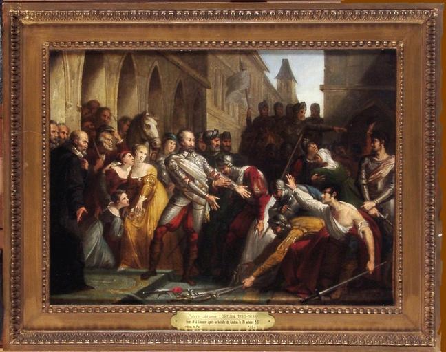 Henri IV à Libourne après la bataille de Coutras