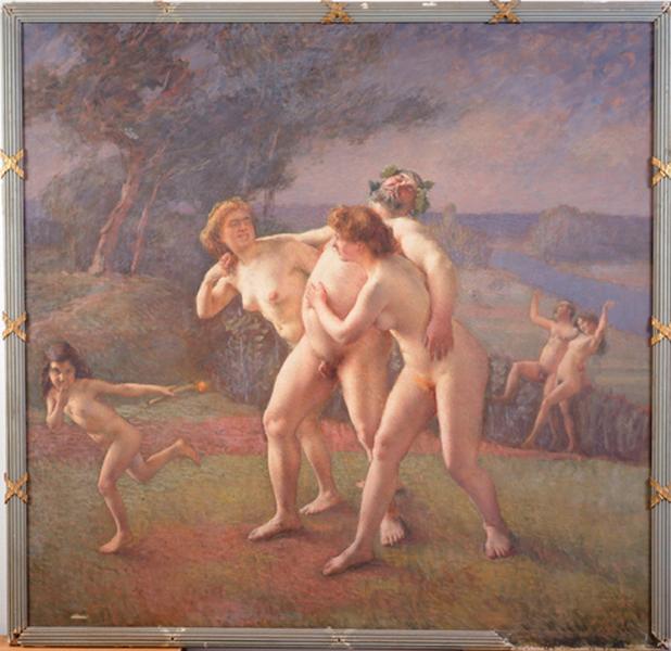 SILENE ENTRAINE PAR LES NYMPHES