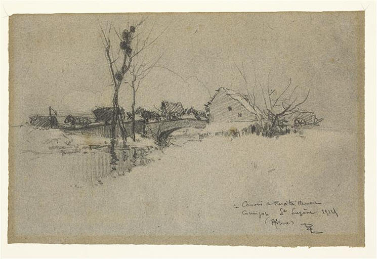 Convoi de ravitaillement, Sainte Eugène 1914