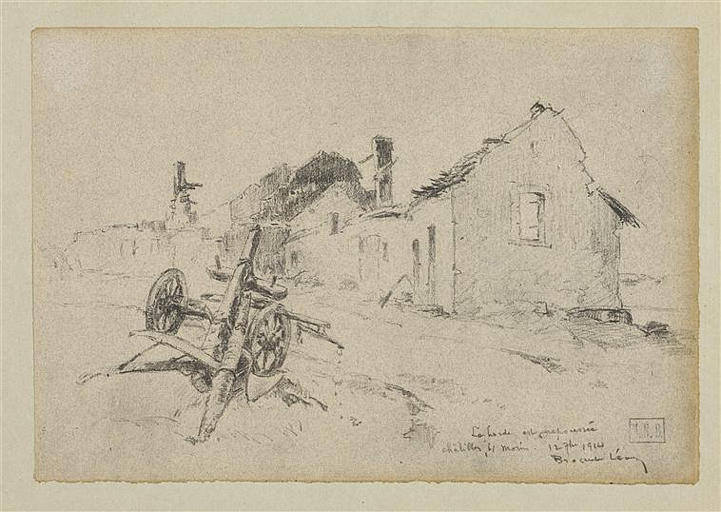 La horde est repoussé, Chatillon-sur-Morin 1914