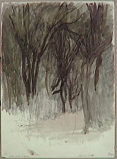 ROME, VILLA MEDICIS, LE BOIS DE CHENES VERTS
