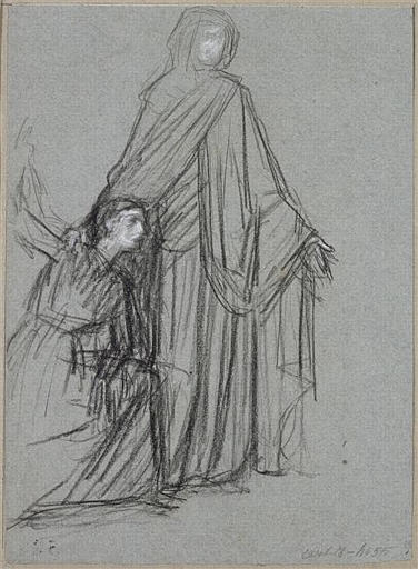 JEANNE D'ARC PRESENTEE PAR LA VIERGE