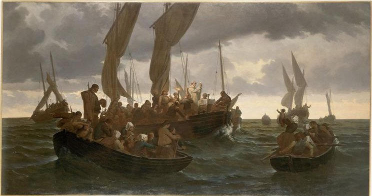 UNE MESSE EN MER, 1793