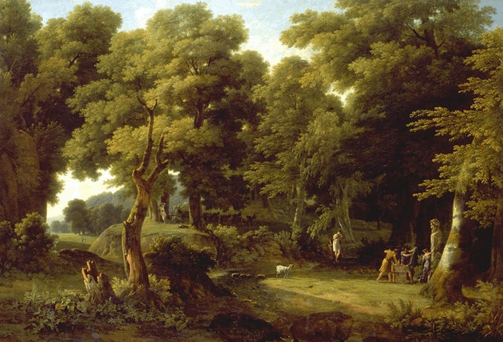 PAYSAGE, OFFRANDE AU DIEU PAN