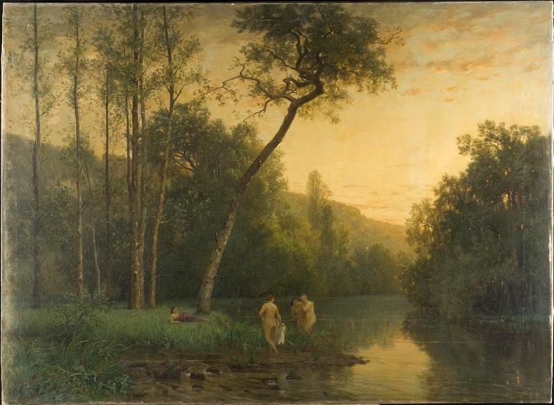 UN SOIR SUR LES BORDS DU LOIR, DANS LE VENDOMOIS
