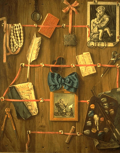 TROMPE-L'OEIL A LA GRAVURE DE SARRABAT