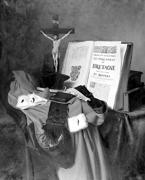LA ROBE ROUGE ; NATURE MORTE