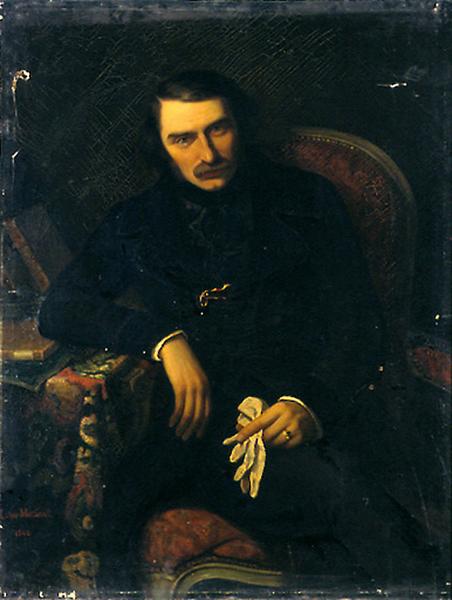 PORTRAIT D'HIPPOLYTE LUCAS, POETE RENNAIS
