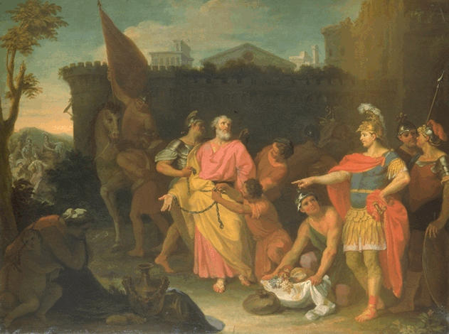 SAINT PIERRE EMMENE EN CAPTIVITE