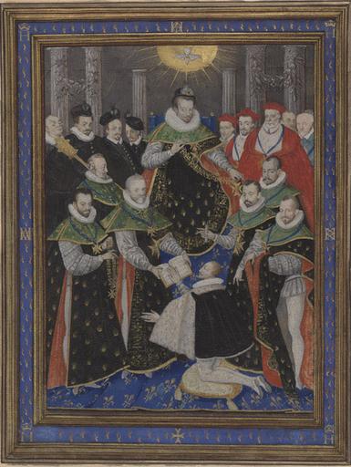 HENRY III TENANT LE PREMIER CHAPITRE DU SAINT-ESPRIT