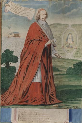 LE CARDINAL MAZARIN ET DON LUIS DE HARO REPRESENTES PRES DE L'ILE DES FAISANS ; (TRAITE DES PYRENEES ; 1659)