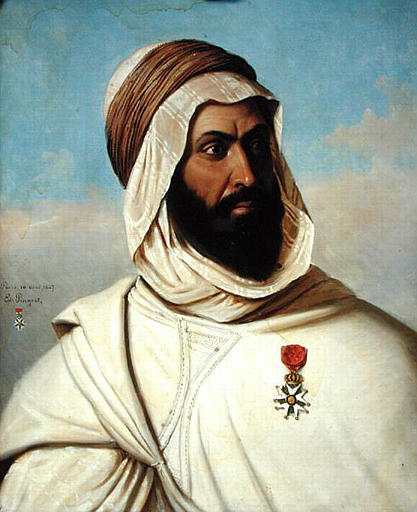 PORTRAIT D'AHMER-BEN-FERRUCH, BACH-AGHA DES OULED-AIAD, 1843