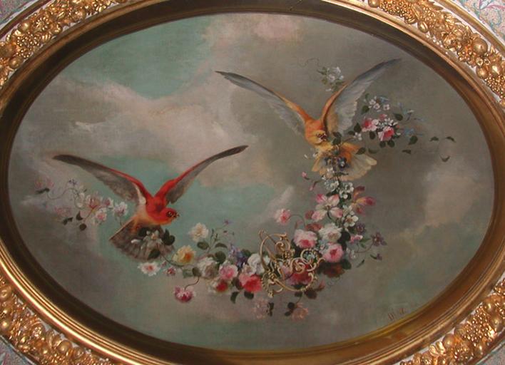 PLAFOND DE LA CHAMBRE DE MME LA DUCHESSE D'AUMALE