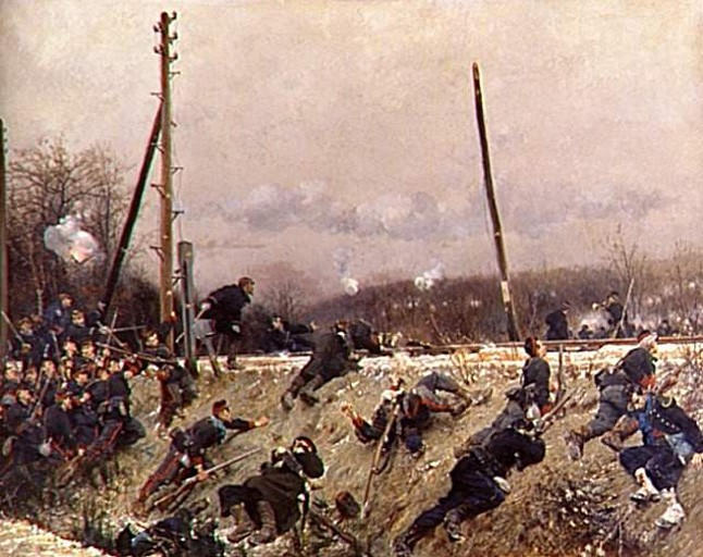 COMBAT SUR LA VOIE FERREE (ARMEE DE LA LOIRE)