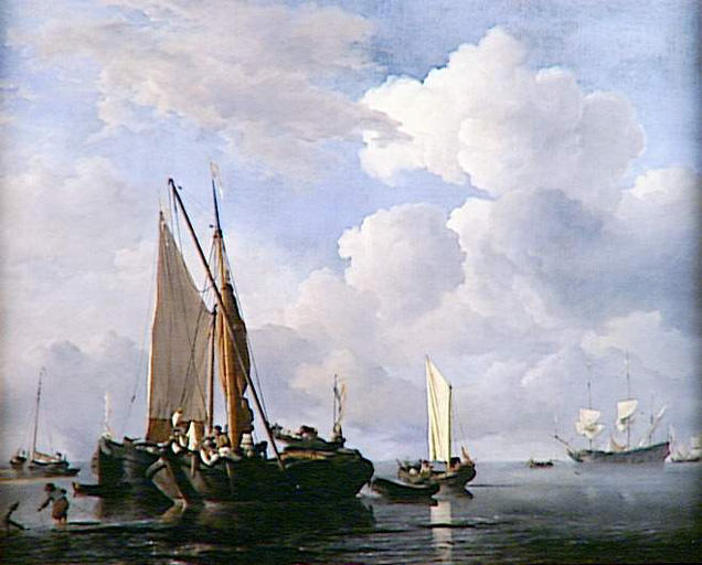 LA MER PAR UN TEMPS CALME