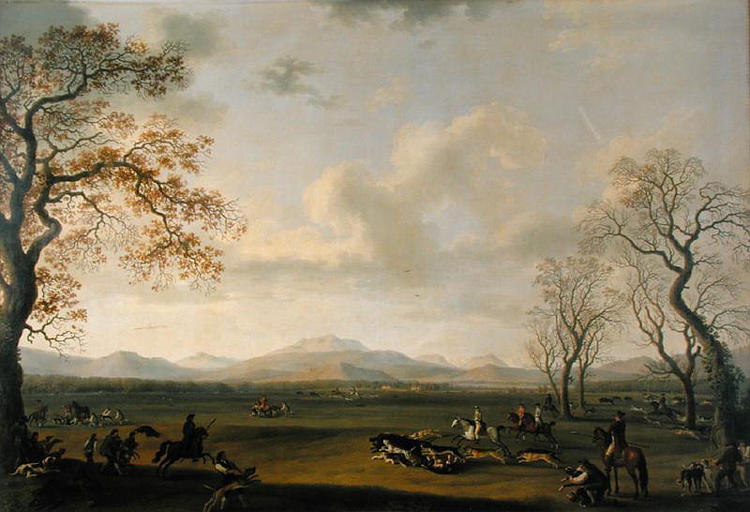 LE ROI FERDINAND IER CHASSANT LE SANGLIER A CARDITELLO