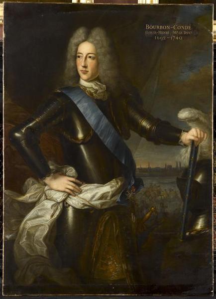 PORTRAIT DE LOUIS HENRI DE BOURBON, SEPTIEME PRINCE DE CONDE