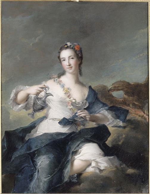 PORTRAIT DE LOUISE HENRIETTE DE BOURBON CONTI, DUCHESSE D'ORLEANS, EN HEBE