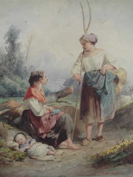 Les gardeuses de chèvres