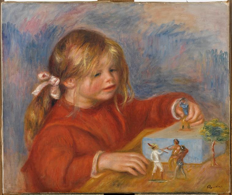 Claude Renoir, jouant