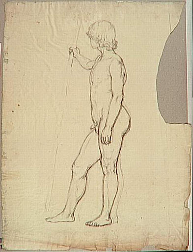 ACADEMIE D'HOMME A LA FACE ET AU VERSO