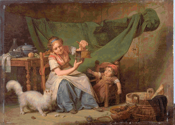 La femme et la souris