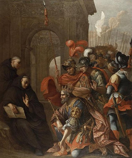 TOTILA, ROI DES OSTROGOTHS, VISITE SAINT BENOIT AU MONT CASSIN