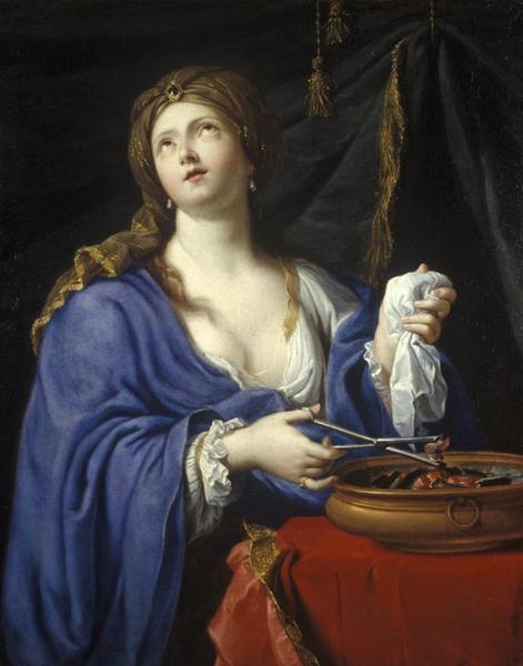 PORCIA, FEMME DE BRUTUS SE DONNANT LA MORT