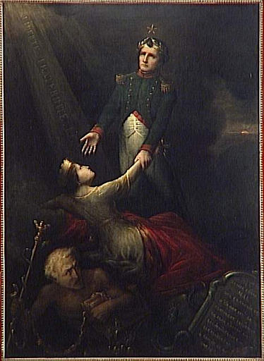 Napoléon Ier relevant la France