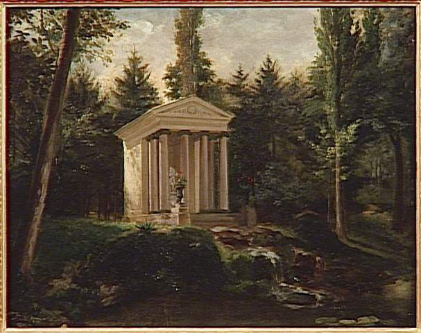Le Temple de l'Amour dans le parc de Malmaison