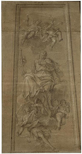 Apôtre entouré d'anges, Saint Jacques le Majeur