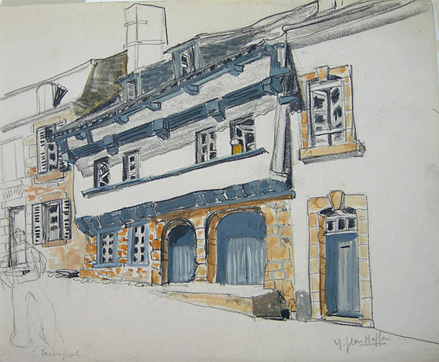 Paimpol : maison de bois [titre attribué]