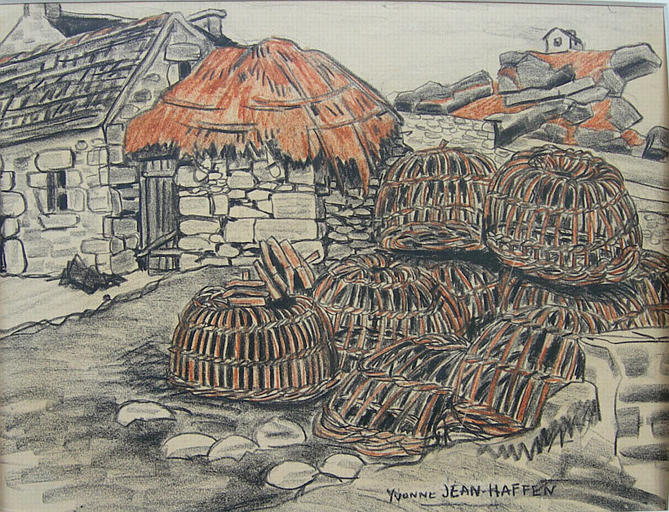 Un tas de casiers à homard [titre attribué]