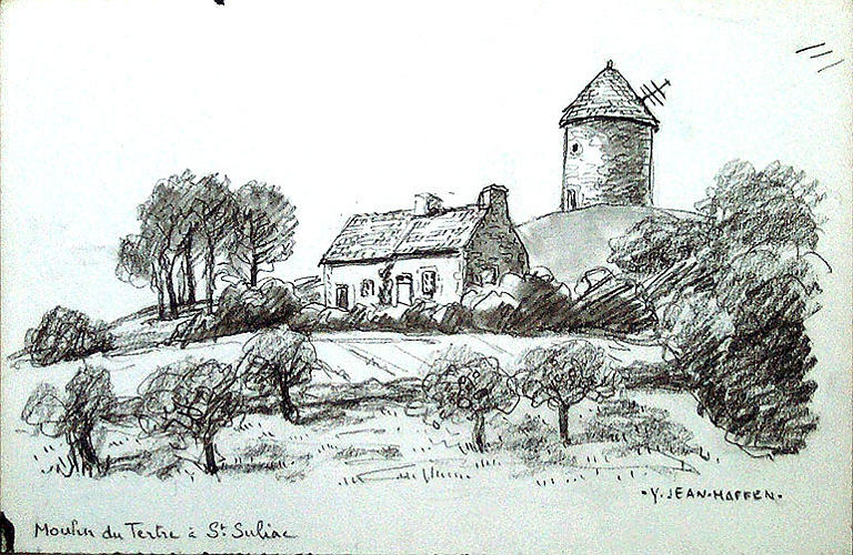 Le moulin du Tertre, Saint Suliac [titre attribué]