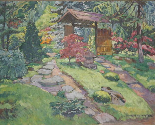 Jardin d'Albert Kahn, le torii [titre attribué]