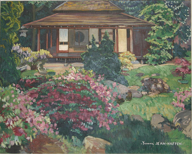 Jardins d'Albert Kahn : pavillon japonais [titre attribué]