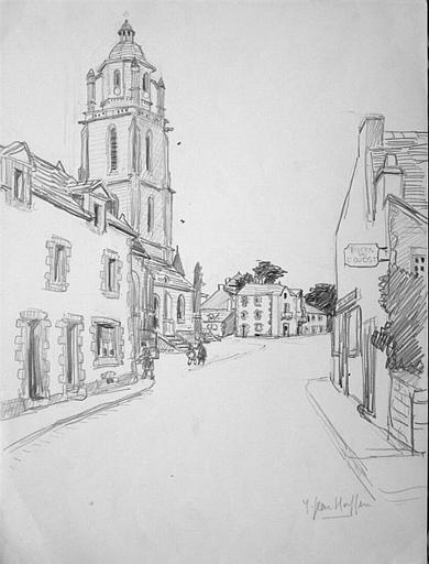 Le bourg de Batz [titre attribué]