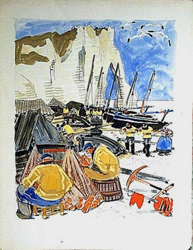 Les pêcheurs d'Yport [titre attribué]