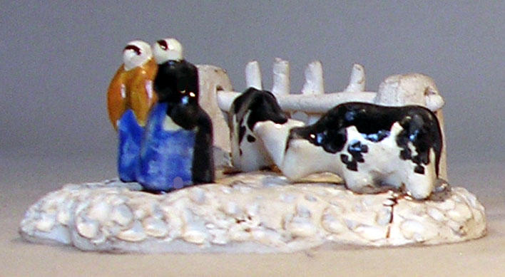 Scène de village [titre attribué]