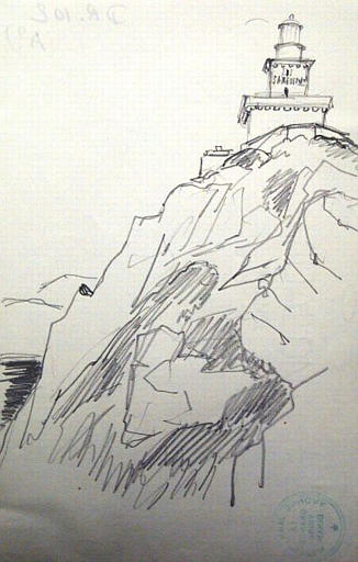 Ile Sanguinaire : vue rapprochée [titre attribué]