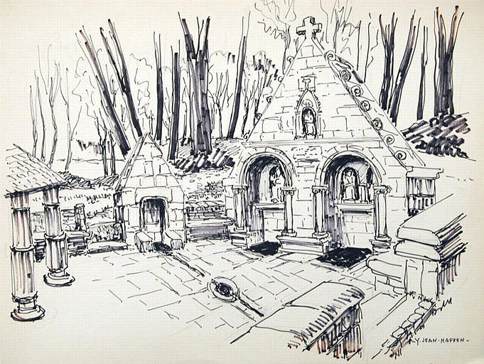 Noyal-Pontivy : les trois fontaines de Ste Noyale [titre attribué]